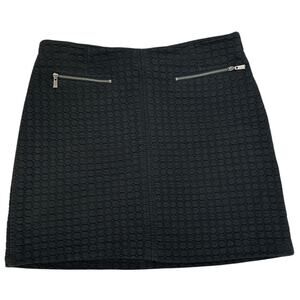 Laundry By Shelli Segal Womens Black Above Knee Skirt size 8